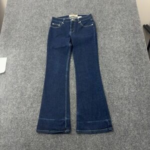 Vintage Paris Blues Jeans Womens 5 Blue Denim Flare Leg Low Rise Y2K Retro